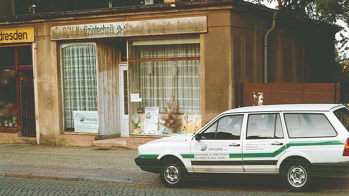 Vital-Sanitätshaus Radebeul Moritzburger Straße 1991 Vital-Sanitätshaus Radebeul Moritzburger Straße zur Übernahme 1991